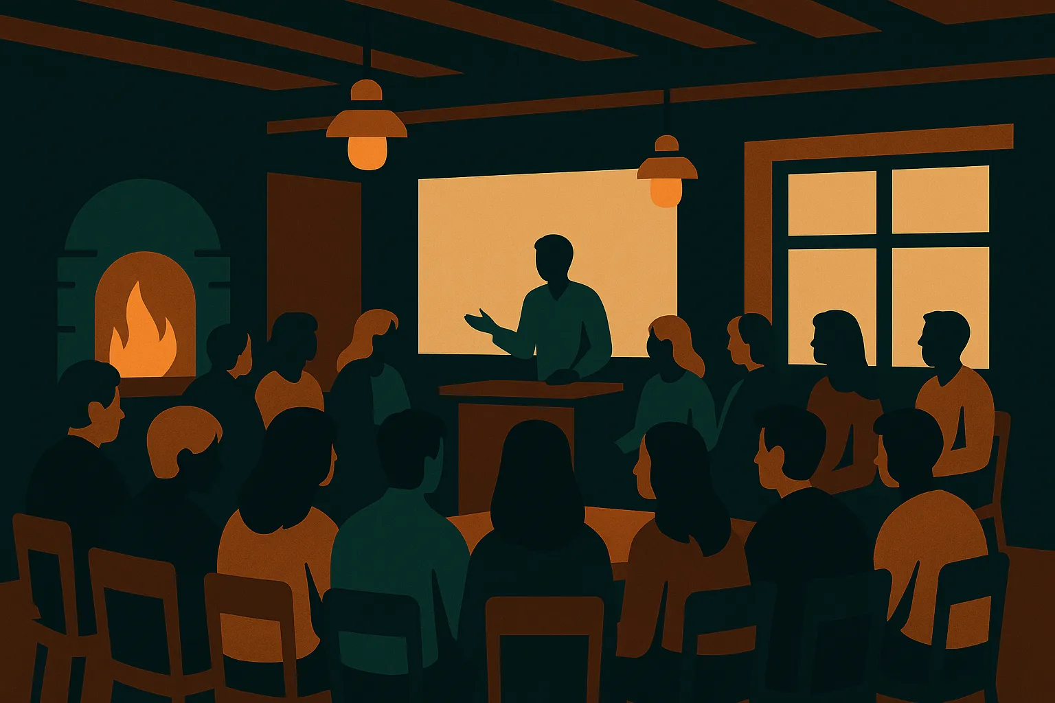 Bild einer Versammlung